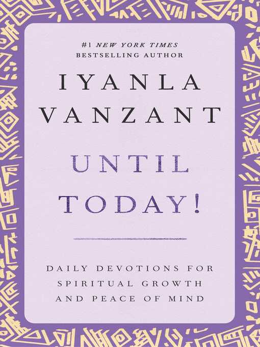 Title details for Until Today! by Iyanla Vanzant - Available